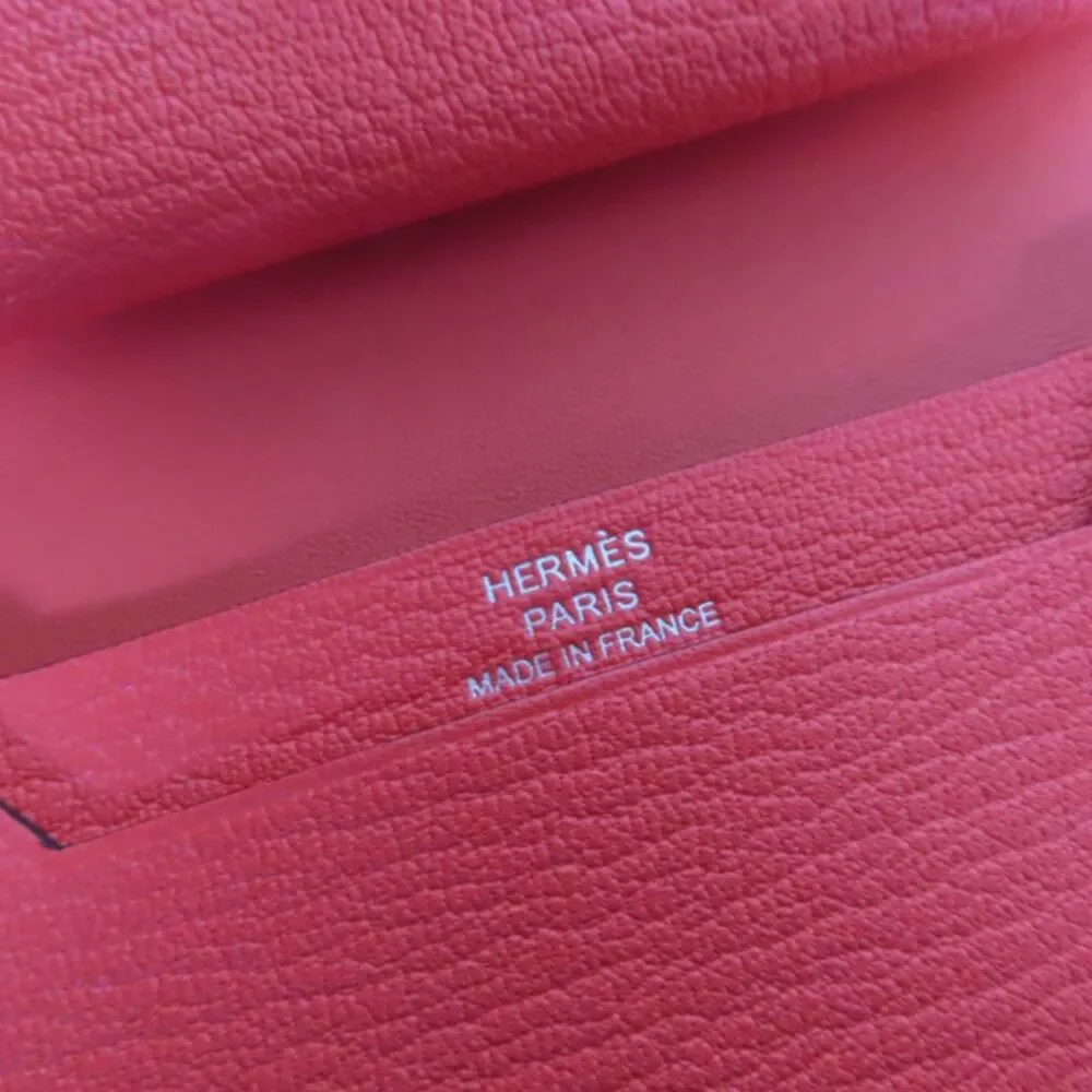Hermes Bearn Mini Leather Wallet